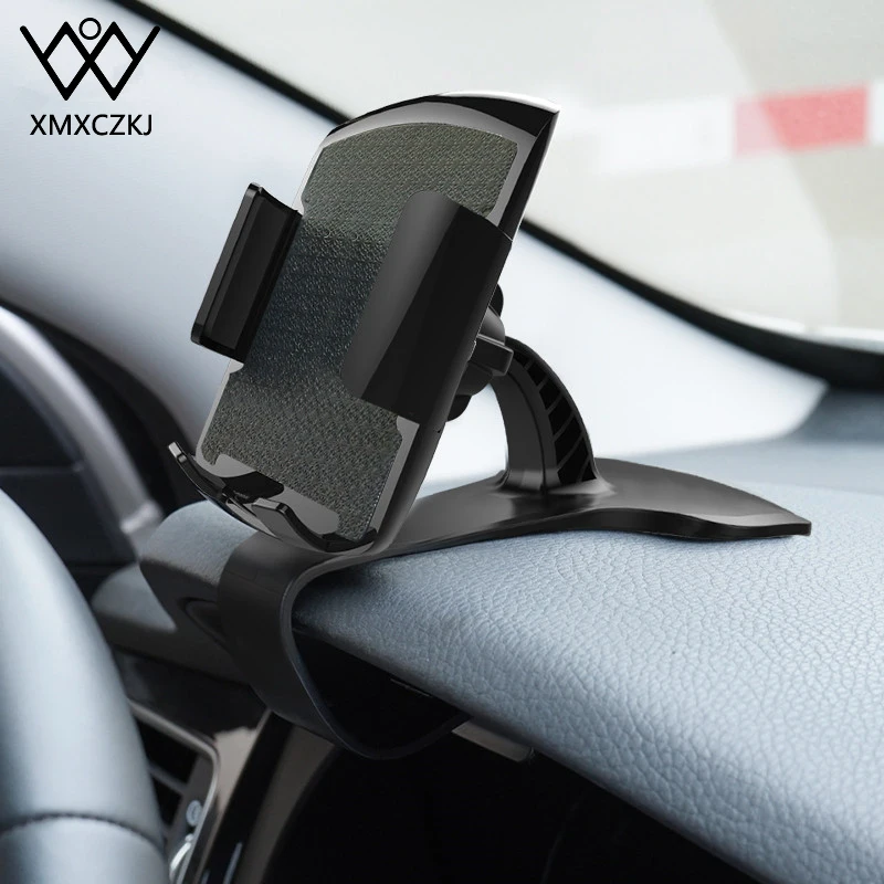 

HUD Car Dashboard Mount GPS Cell Phone Clip Stand Adjustable Car Phone Holder Bracket Stand For iPhone 11 Pro Huawei Mate Pro