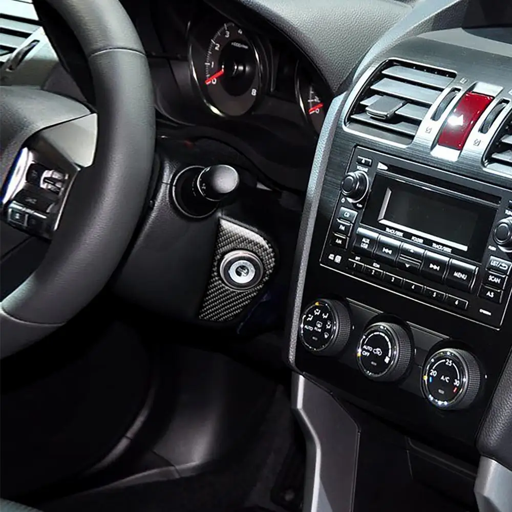 Для Subaru Forester XV Crosstrek WRX STI 2015 2016 2017 2018 2019 автомобильные аксессуары Углеволокно