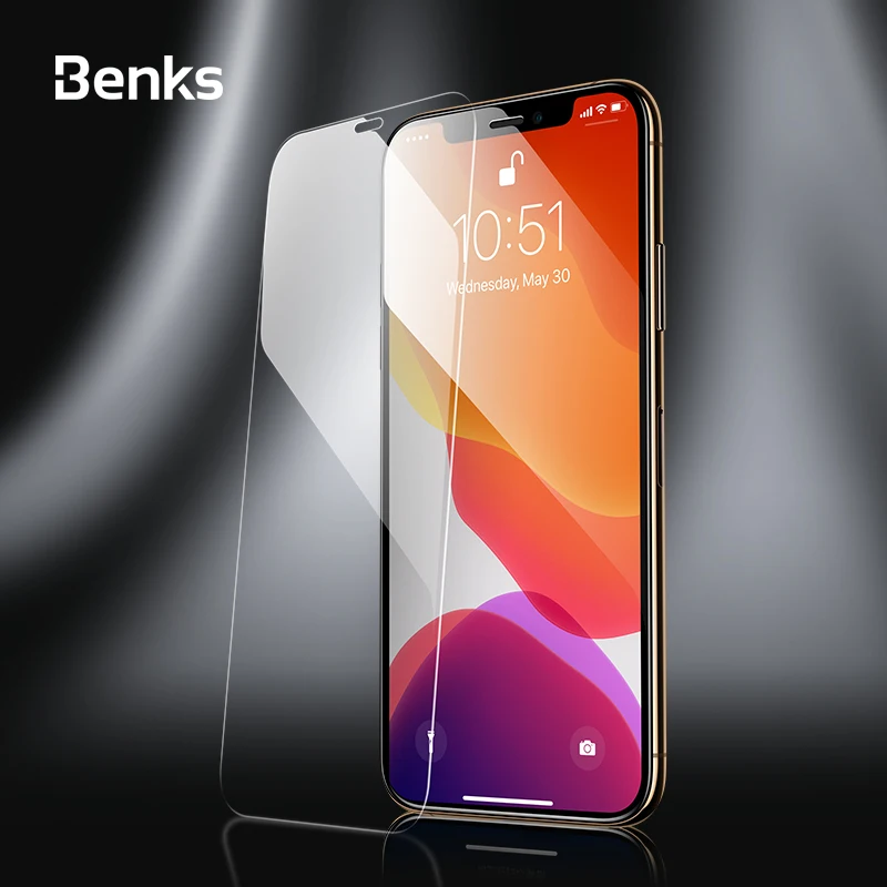 Benks HD прозрачное закаленное стекло от Coring Защитная пленка для экрана для iPhone 11 Pro max Взрывозащищенная Защита Передняя крышка