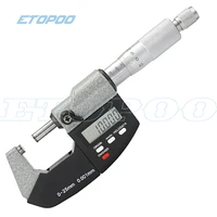 High quality 0-25mm Micron Digital outside Micrometer Electronic micrometer gauge 0.001 mm digital tools caliper