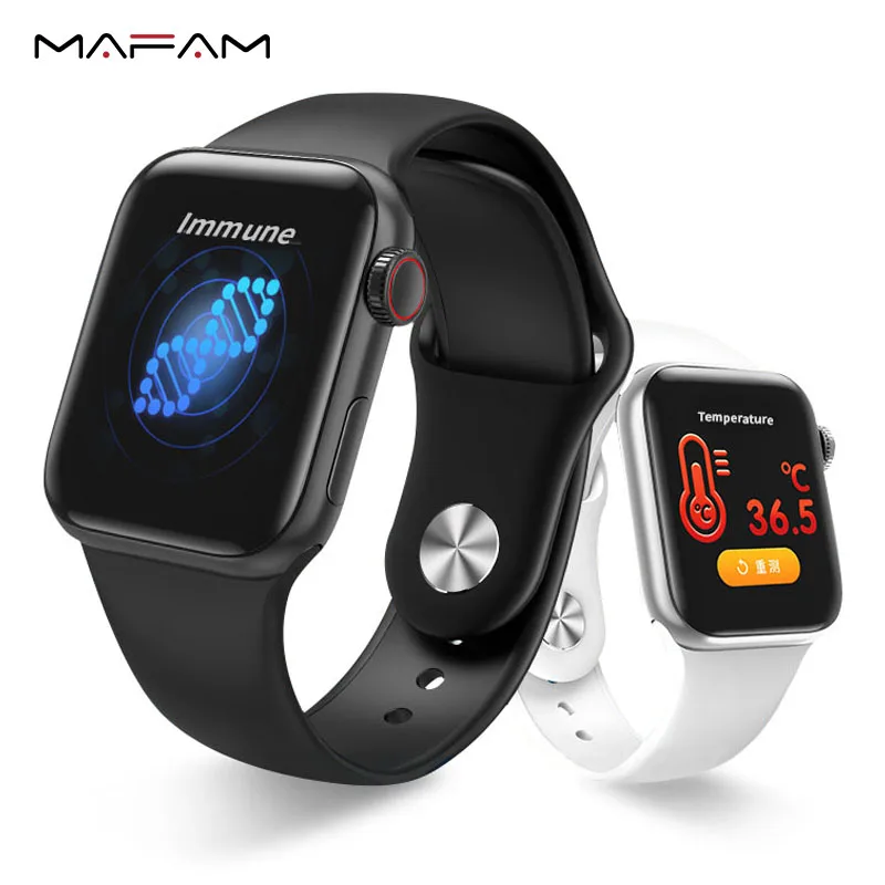 Смарт часы MAFAM W58pro браслет с функцией контроля температуры и иммунной системой