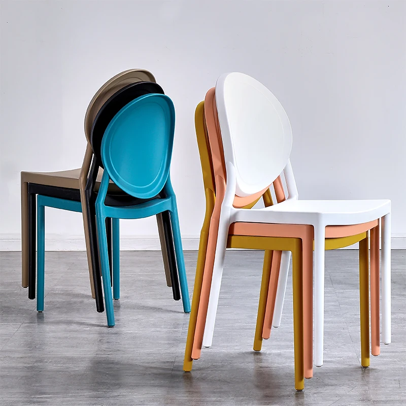 

Nordic INS PP Plastic Chair Restaurant for Dining Chair Modern Restaurant Home Kitchen Living Room Meeting Plastic Dining Chair