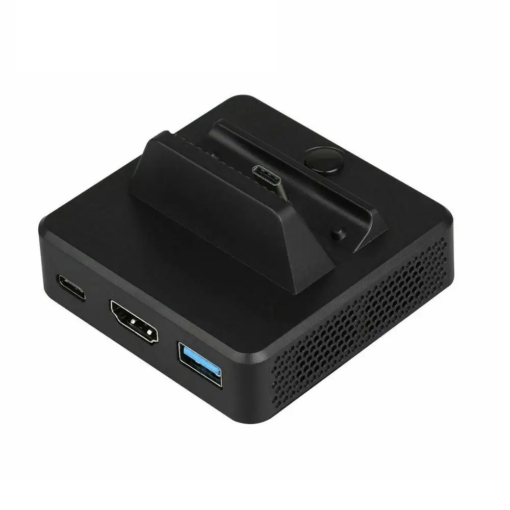 Портативный мини конвертер HDMI TV для консоли переключателя запасная док станция