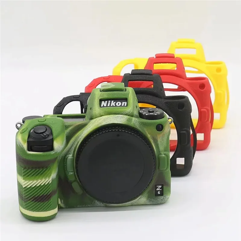 Z7 Z6 мягкий силиконовый резиновый защитный чехол для камеры для Nikon Z6 чехол для камеры защитный чехол для Nikon Z7 Z6 - Цвет: random