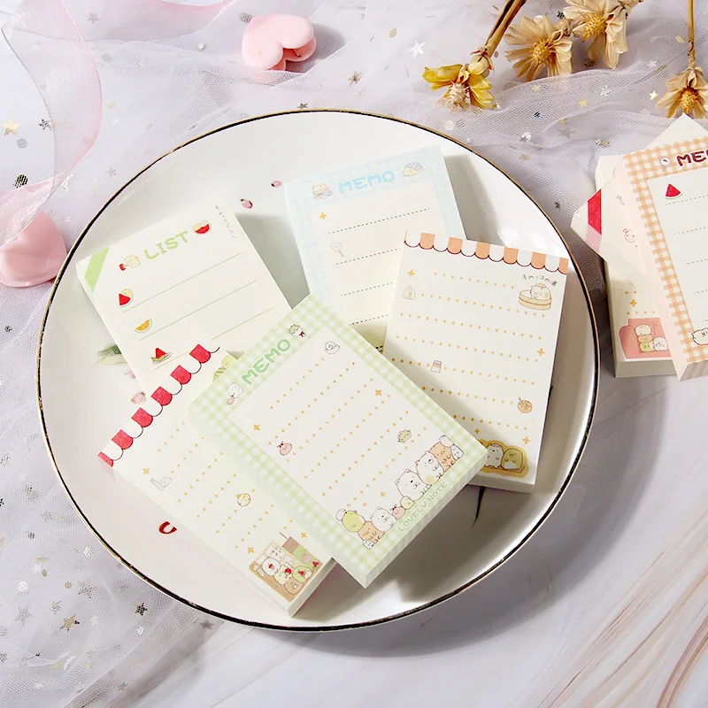 

Sumikko Gurashi Memo Pad Cute N Times Sticky Notes Notepad Stationery gift office School Supplies escolar