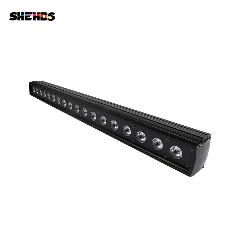 SHEHDS 18x18 Вт RGBW 6в1 внутренний светильник, светодиодный настенный светильник, светильник для мытья, DMX светодиодная полоса, DMX линейный светильник для мытья, сценический светильник для Dj сценического дизайна