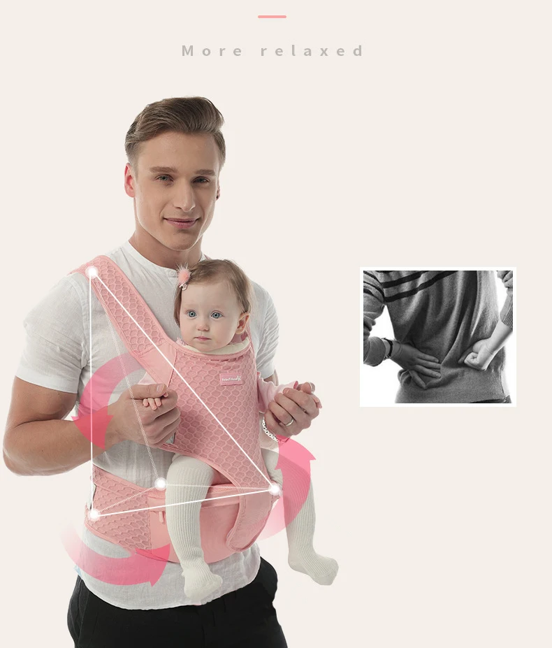 Babyfriend Многофункциональный кенгуру лист с перфорацией поверхности легко обнимает ее летом общий ребенок талии табурет