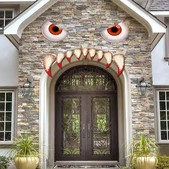 

Creative Halloween Decoration Monster Ghost Eyes Faces Wall Sticker Window Wall Decals Stickers Party Decor for Door Window