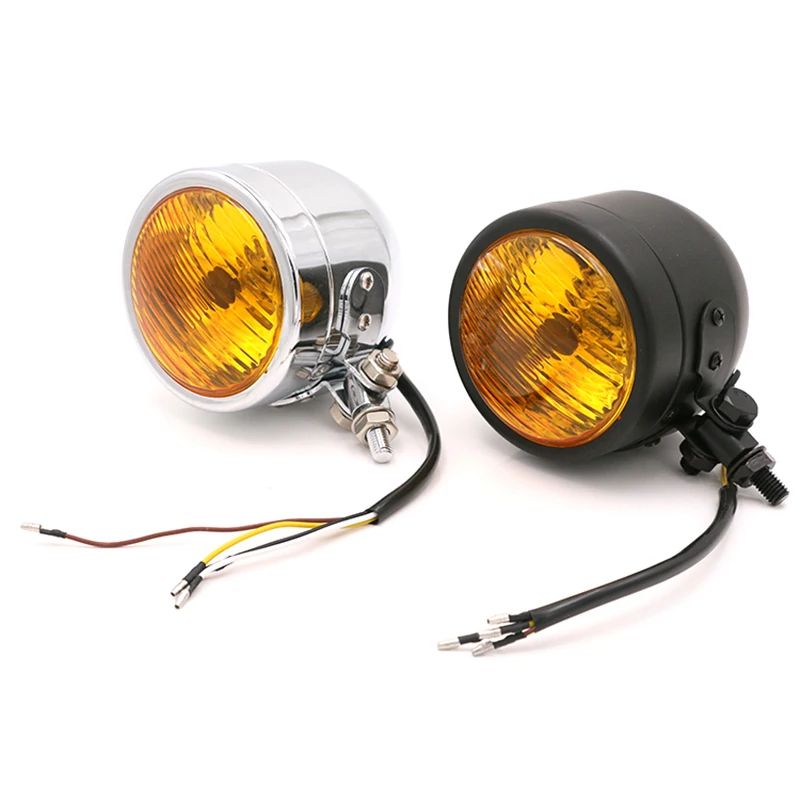 Мотоцикл DC 12V ремонт Фары Универсальный мотороллер фара мотоцикла Алюминий Сплав