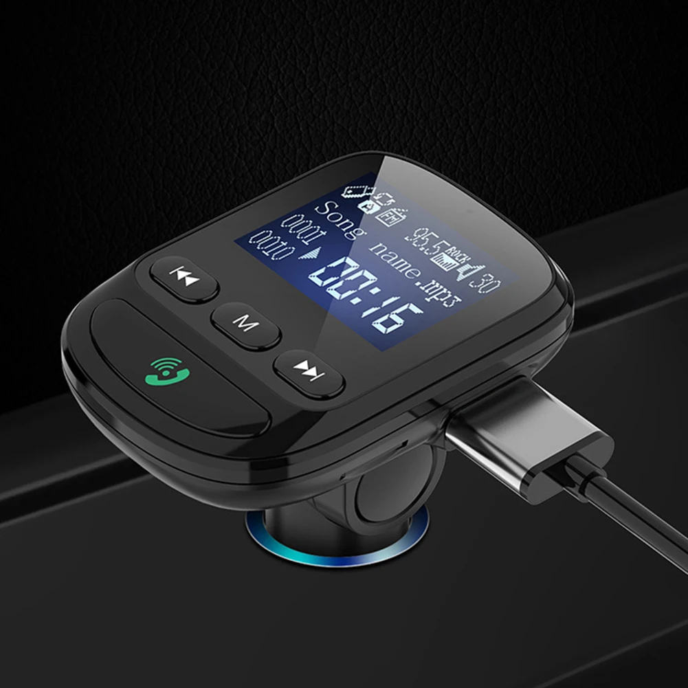 Автомобильные аудио колонки BT06Q автомобильный Bluetooth Q C 3,0 двойной USB зарядное устройство для устройства Handsfree Вызов MP3 музыкальный плеер bluetooth AUX Автомобильный плеер