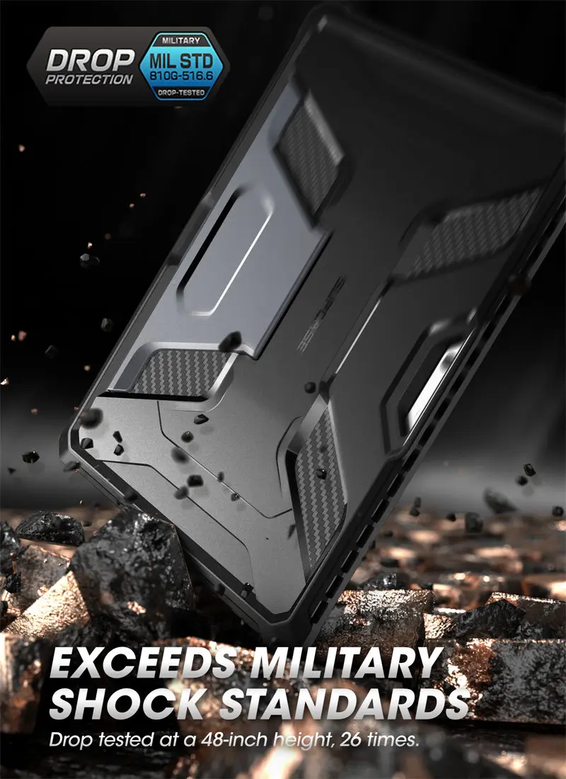 supcase robusto caso protetor com embutido kickstand