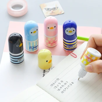 

Cartoon Correction Fluid Corrector Tape Fluid Kawaii Tool Children Students Stationery Gifts School student Office Supplies