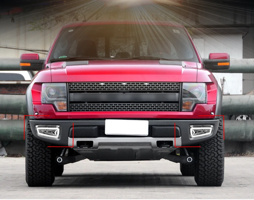 CSCSNL 2 шт для Ford Raptor F150 2010 2012 2013 светодиодный DRL Дневной светильник спереди бег светильник тумана светильник