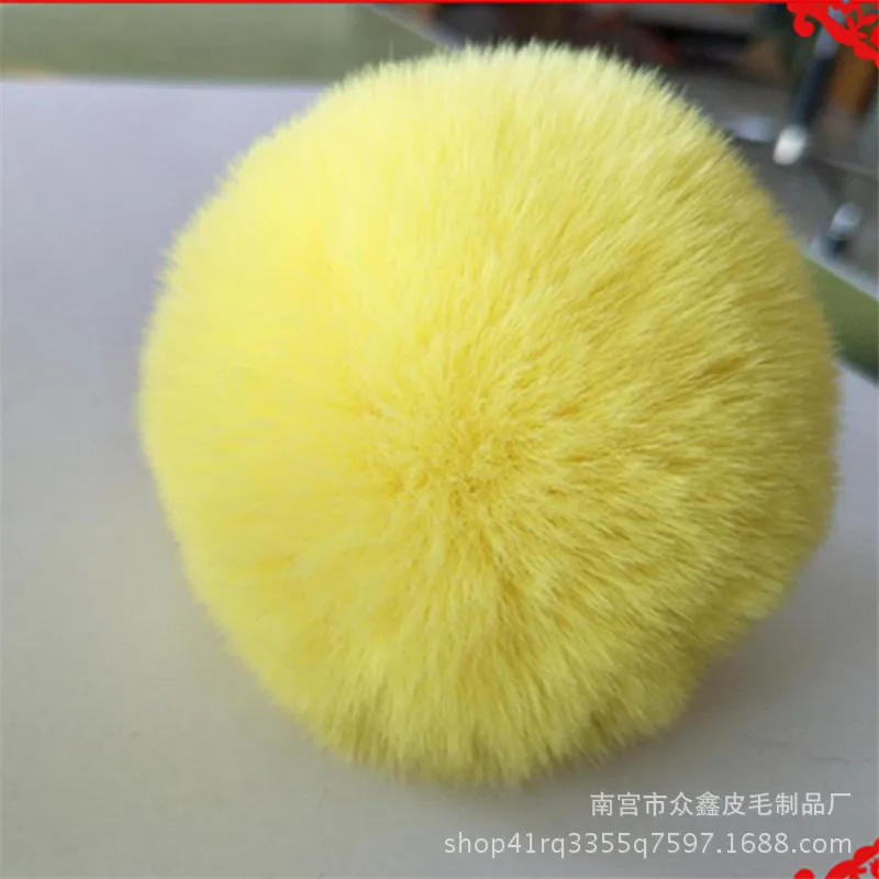 10 шт./лот 8 см Pom плюшевые игрушки DIY брелок для ключей мягкие игрушки для детей девочек сумка Подвеска - Цвет: 6