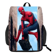 Супер герой Человек-паук рюкзак подростковый ранец дети обратно в школьный пенал книжные сумки студенческий Мальчики женский туристический рюкзак