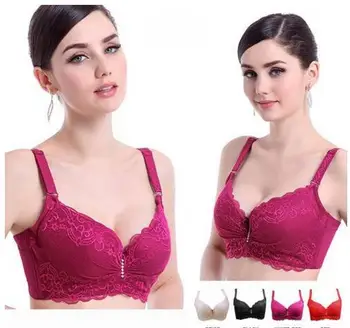 

New Plus Size Bra Ultrathin Bralette Bras E Racerback D For Up C 105E Woman Underwear Brassiere Lace Cup Push Cotton Underwire