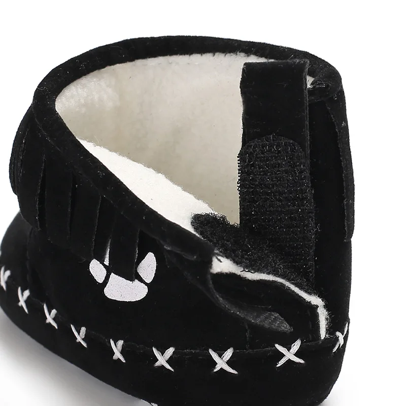 Winter newborn baby snow boots baby shoes 0-1 first-year girl boots warm non-slip baby boots