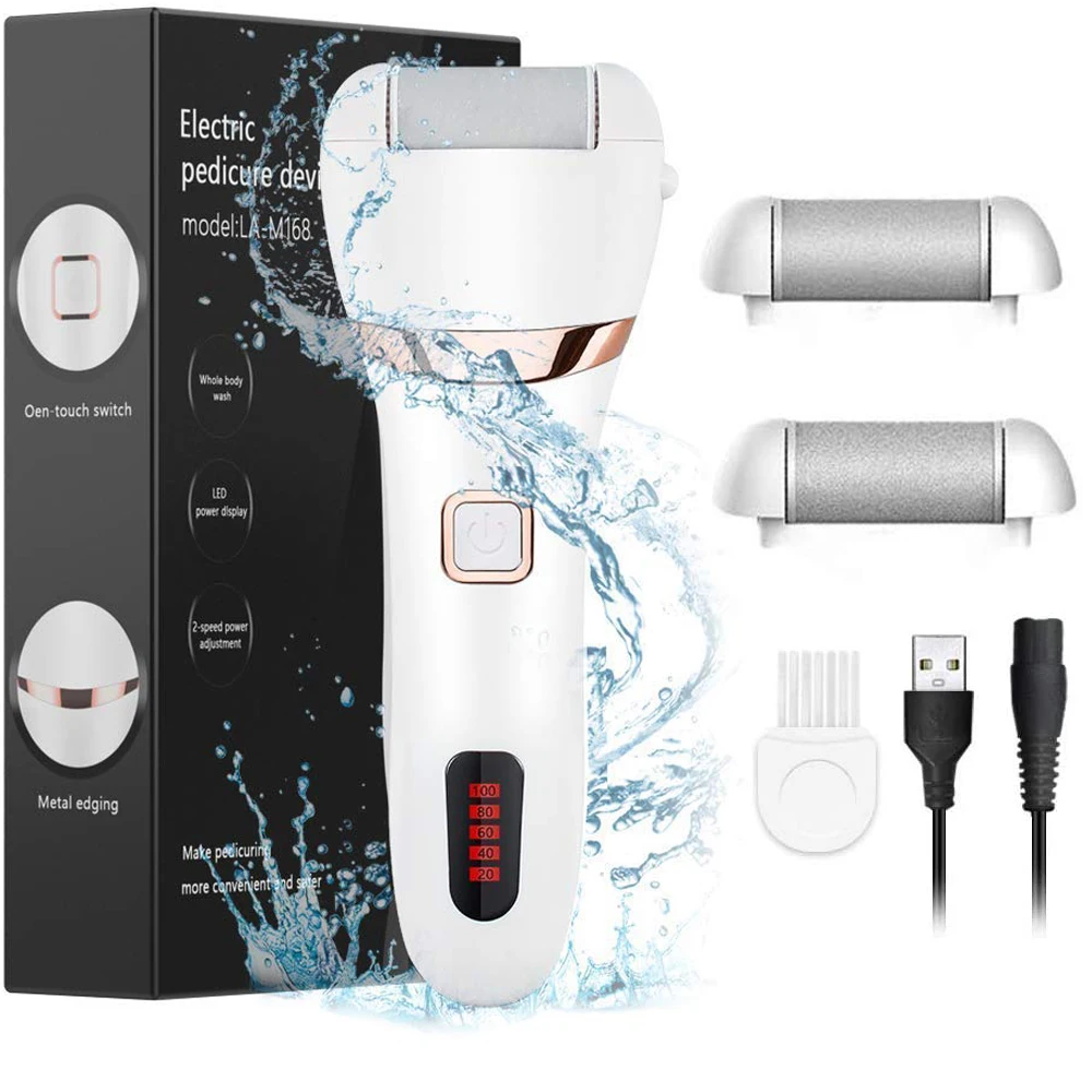 Electric Foot File Professional Pedicure Feet Tools Waterproof Care Hard Skin Remover USB Rechargeable | Красота и здоровье