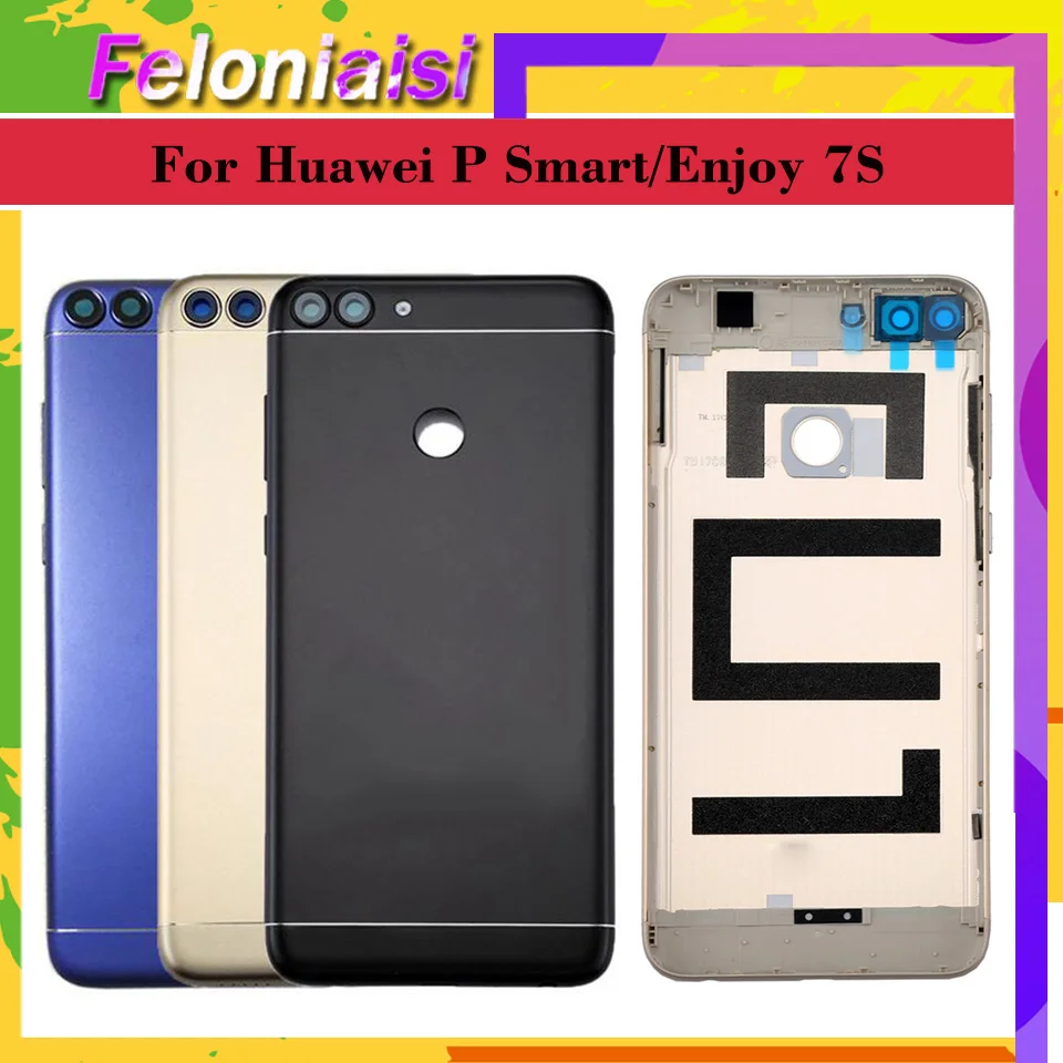 Для huawei P9 EVA-L09 EVA-L19 EVA-AL00 Корпус Батарея крышка отсека задняя корпуса Рама+ отпечатков пальцев Сенсор гибкий кабель