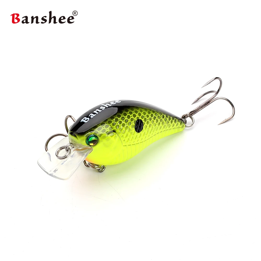 Banshee 60mm 12g Blitz Crank Floating Fishing Lure VC03 Rattle Sound Wobbler  Square Bill Artificial Medium Diving Crankbaits