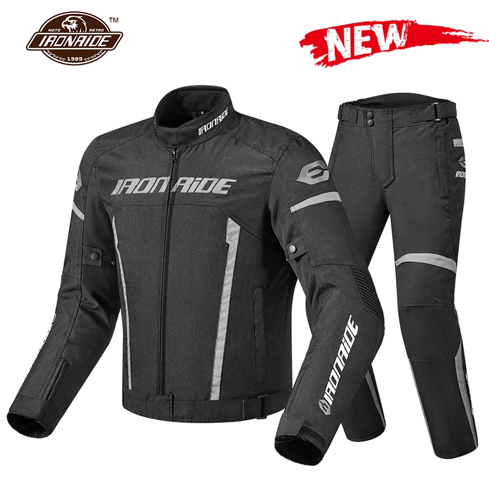 IRONRIDE 2020 Waterproof Motorcycle Jacket Men Riding Racing Moto Jacket Body Armor Protection Motocross Jacket With Linner