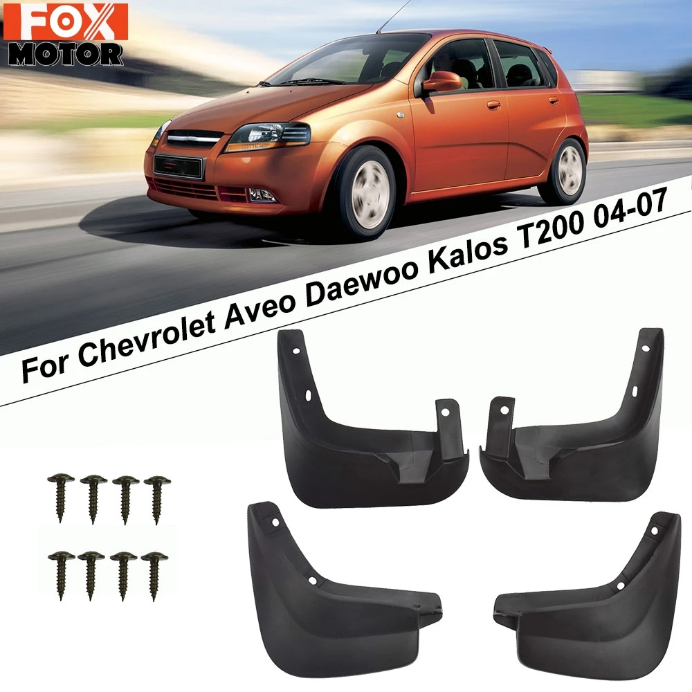 Брызговики для Chevrolet Aveo Daewoo Kalos T200 2004-2007 Holden Barina хэтчбек автоматические Брызговики