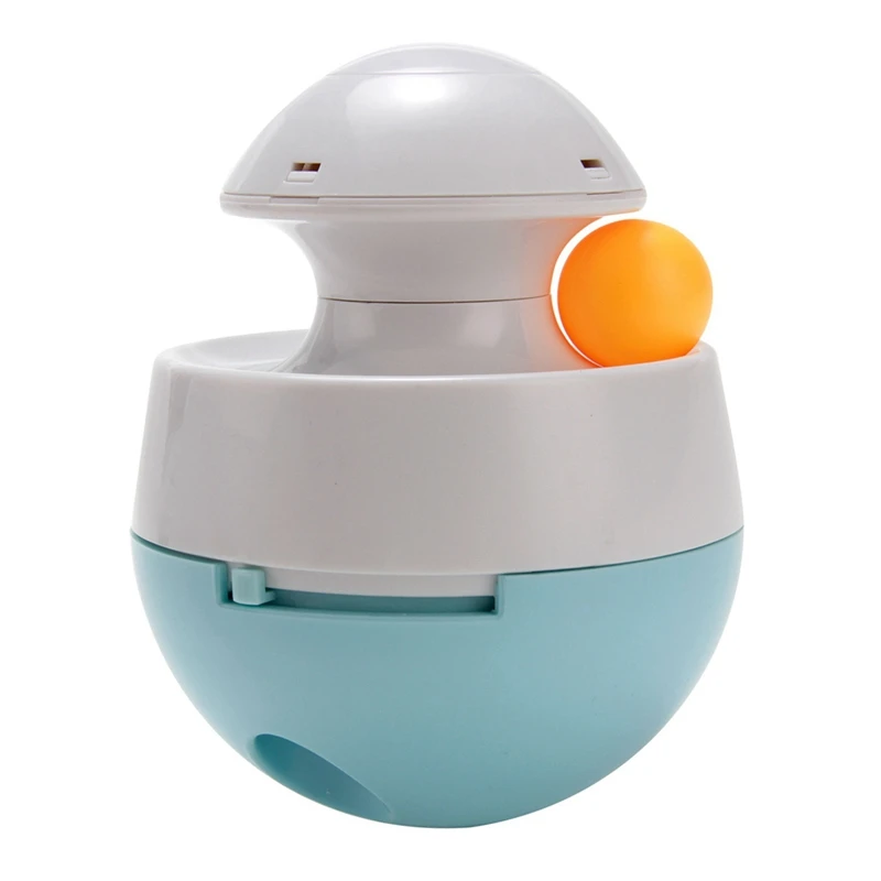 Интерактивный домашний питомец, самоиграющий тренажер, игрушки для собак, пластиковый стакан, утечка еды, игрушка и трек с мячом для собаки - Цвет: LS