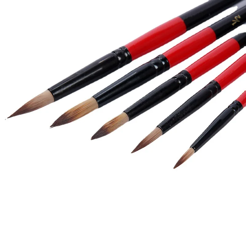 Кисть для нанесения масляной краски набор из 5 акварельных насадок акриловых