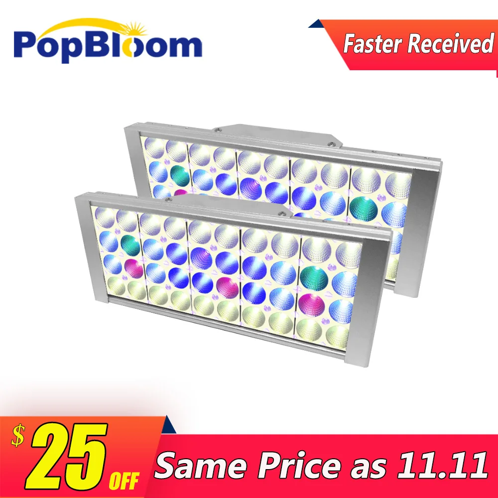 

PopBloom led aquarium light led lamp for freshwater tank light fixtures best cover and full spectrum smart controller FI3SP2