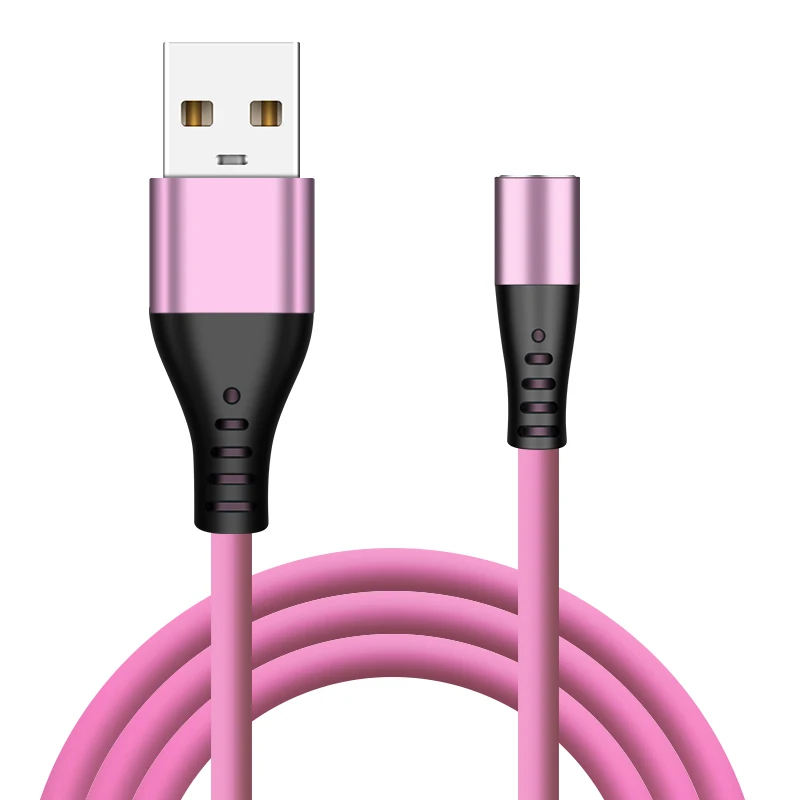 Strong Mangetic Charger Usb Type C Cable LED Liquid Silicone Wire Charger for iphone 11 12 Huawei Samsung Note10 Charging Cord hdmi cable for android  Cables