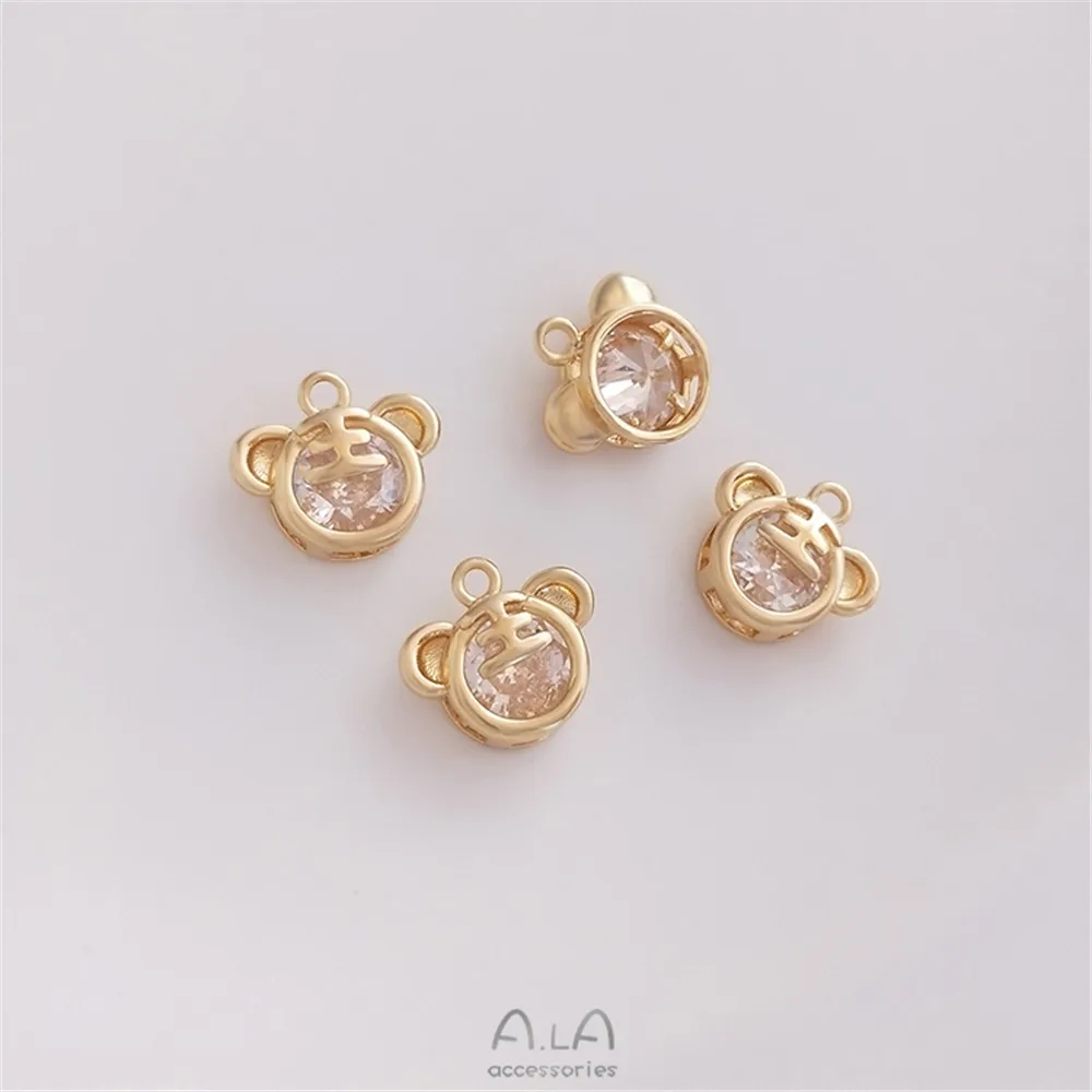 Рисунок 3 - 14K позолоченная циркониевая подвеска