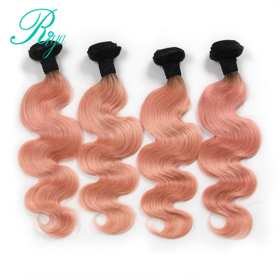 pink human hair extension (2)