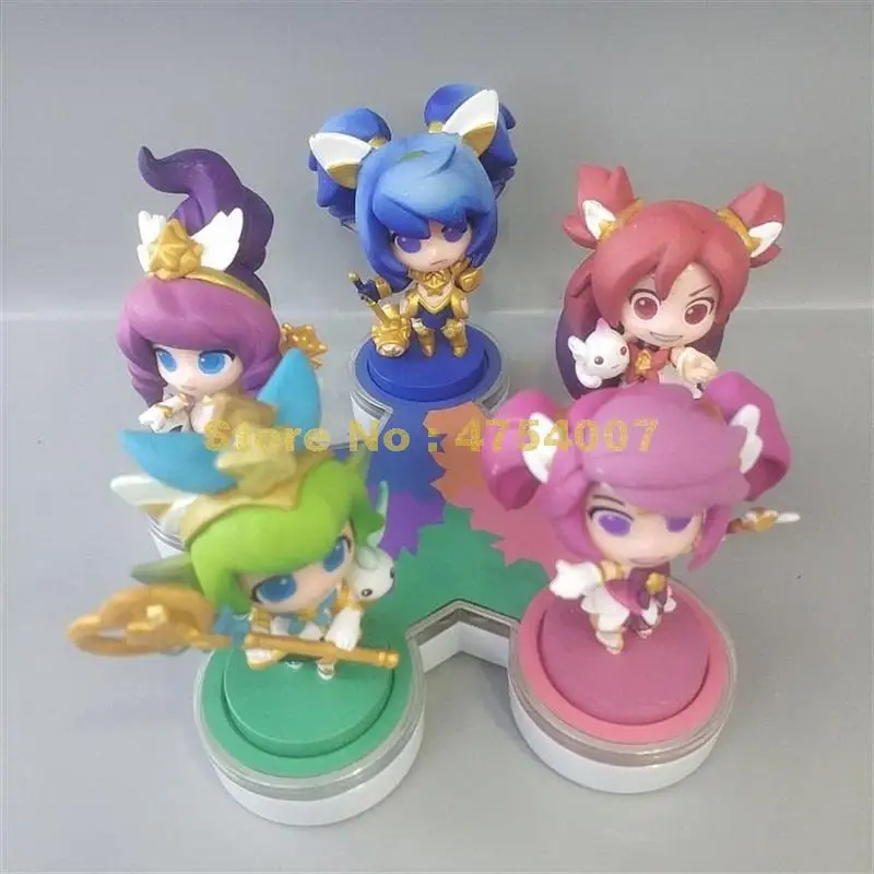 5 шт./лот аниме Волшебная Девушка звезда Гана Лулу Боби лакуси легкая подставка