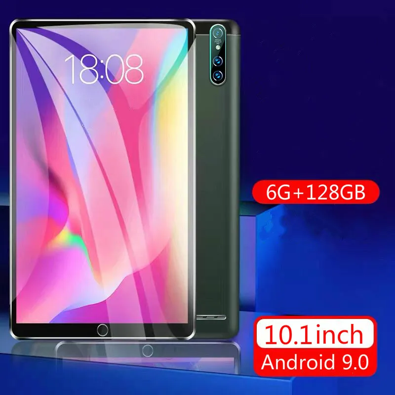 2022 NEW 10.1 Inch 6G+128GB Tablet Ten Core 4G Network WiFi PC Android 9.0 Dual SIM for Kids Gifts | Компьютеры и офис