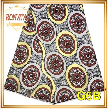 

RONVITAL GOLDEN WAX PRINT FABRIC AFRICA PRINT MATERIAL LADY DRESS DIY WAX FABRIC NIGERIA STYLES 100% COTTON 6YARDS/FREE SHIPPING