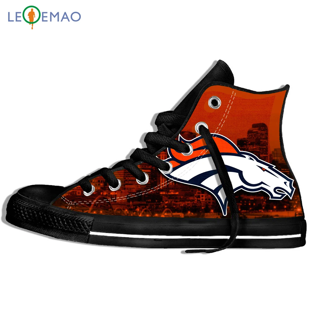 

Creative Design Custom Sneakers Hot Printing Football Denver DB Unisex Lightweight Trends Comfortable Ultra Light Sports Shoes