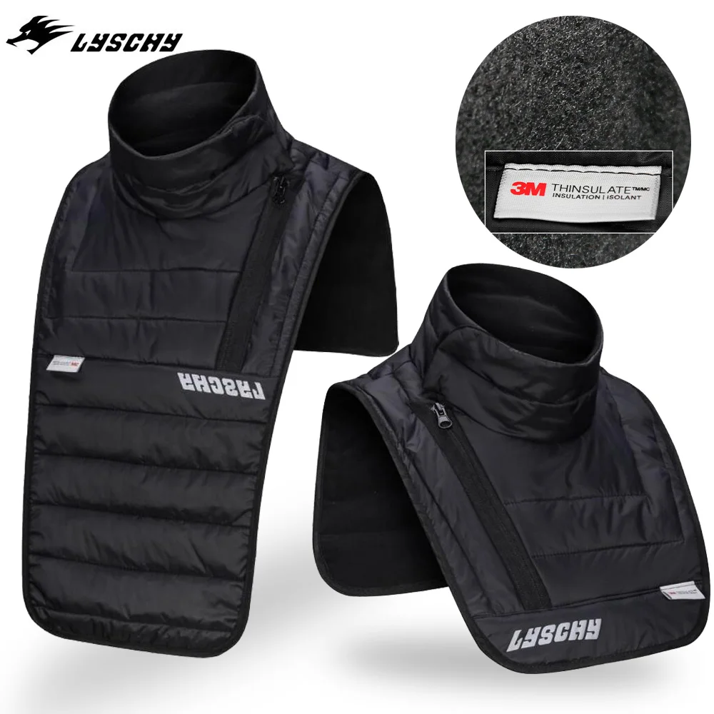 Motorcycle Protective Gear Thinsulate Cotton Motorcycle Neck Guard Bib Collar Waterproof Warm Scarf Windproof Neck Protect Portable Motorcycle Equipment