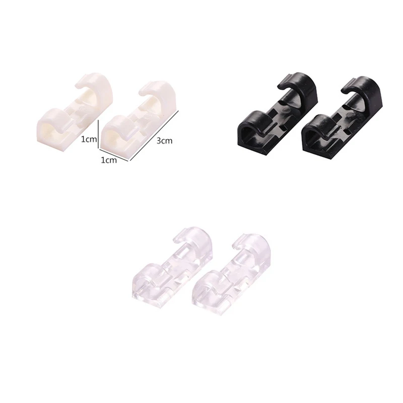 20 шт. самоклеющиеся линии держатель провода кабель зажимы зажим стол стены