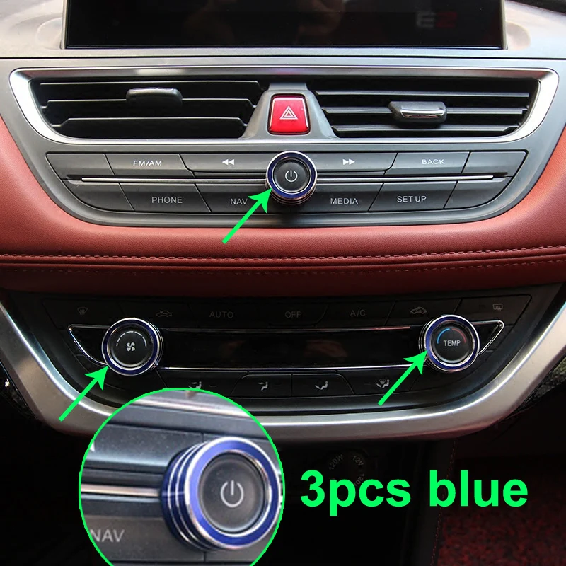 3 шт. для JAC Refine S3 ручка кондиционера декоративное кольцо