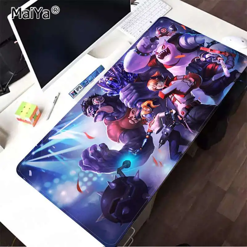 Lock Edge 40X90cm Maiya моя любимая аркадная игра Ezreal League of legends резиновый компьютерный игровой коврик для мыши большой коврик для мыши клавиатуры коврик - Цвет: Lock Edge 40X90cm