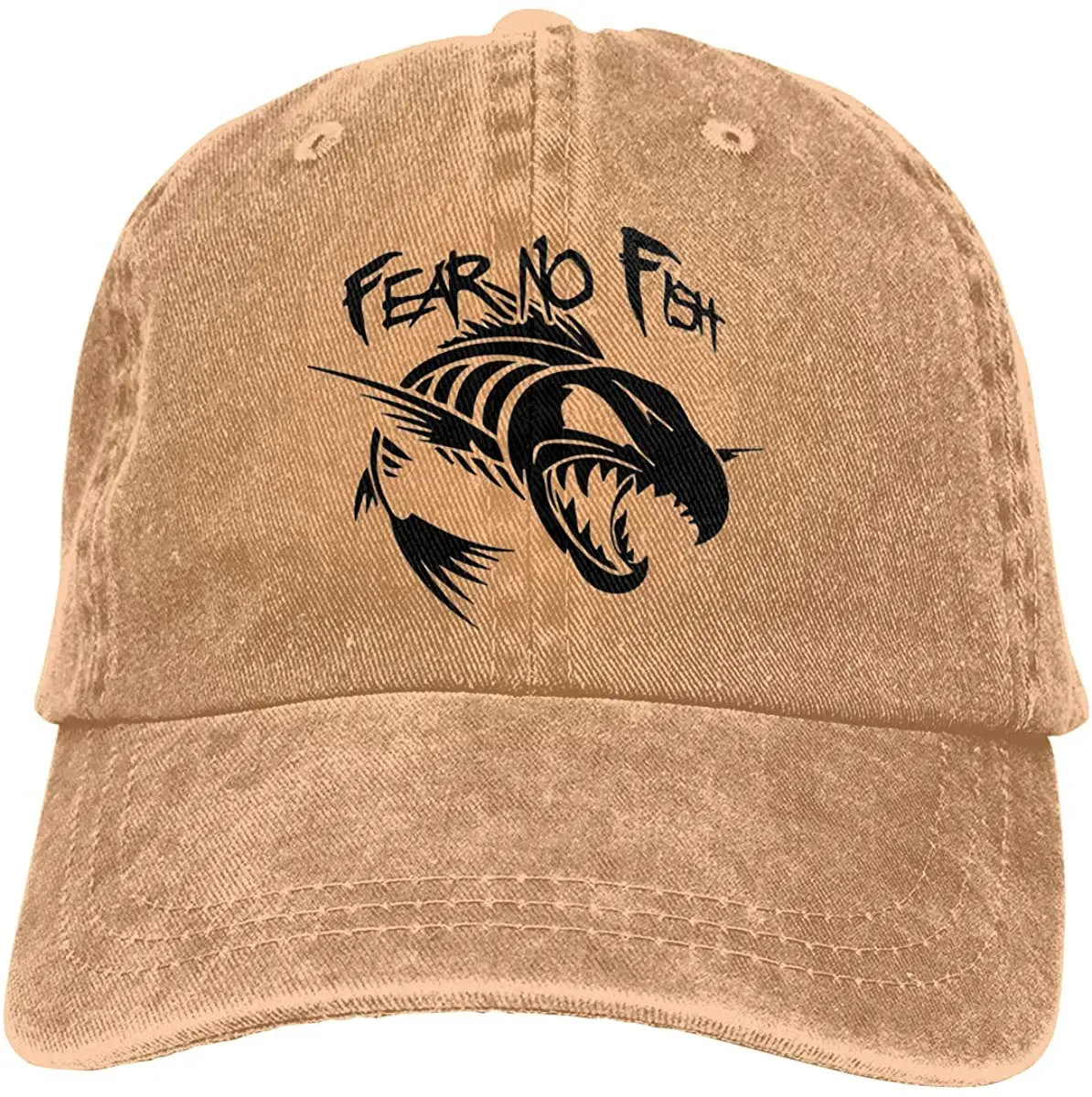 Fear No Fish Unisex Soft Casquette Cap 