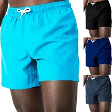 Sfit, мужские быстросохнущие однотонные Шорты для плавания, Мужская одежда для плавания, мужские плавки, Летние плавки для купания, пляжная одежда, боксеры для серфинга