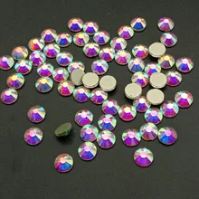 1440 шт./упак. золотого цвета с плоской задней частью AB Украшенные стразами 3D для ногтей с украшением в виде кристаллов, сделай сам, блестящие с бисером и блестками для ногтей к требованиям заказчика; сверкающие; инструментов для украшения ногтей