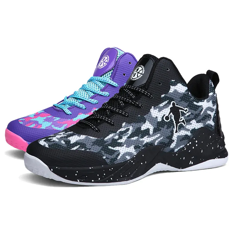 mix color 03 HUMTTO Jordan баскетбольные кроссовки мужские амортизирующие кроссовки мужские высокие ботинки уличная спортивная обувь мужские Противоскользящие кроссовки унисекс - Цвет: mix color 03