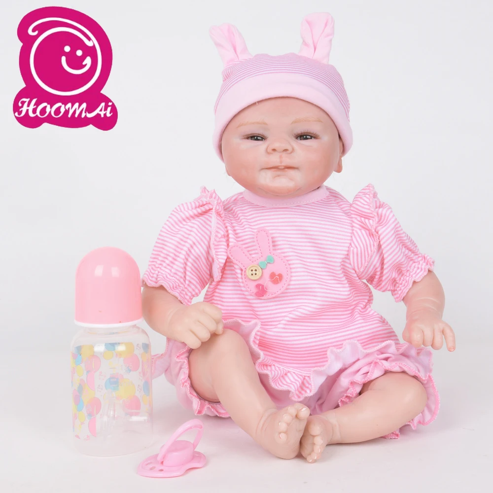 Лидер продаж Bebe Reborn Baby Doll 18 дюймов милый мягкий силиконовый материал