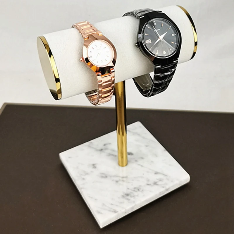 Fashion Marble Watch Bracelet Jewelry Display Stand Flannel Necklace Placement | Украшения и аксессуары