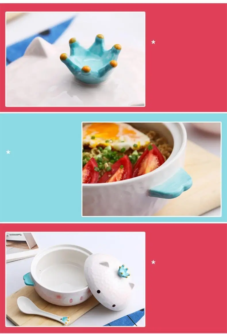 Cuenco Cocina Tigela рисовые ваджилла ледяные кремовые столовые приборы фарфоровые тарелки тазон суп обеденный бар керамическая кухонная чаша