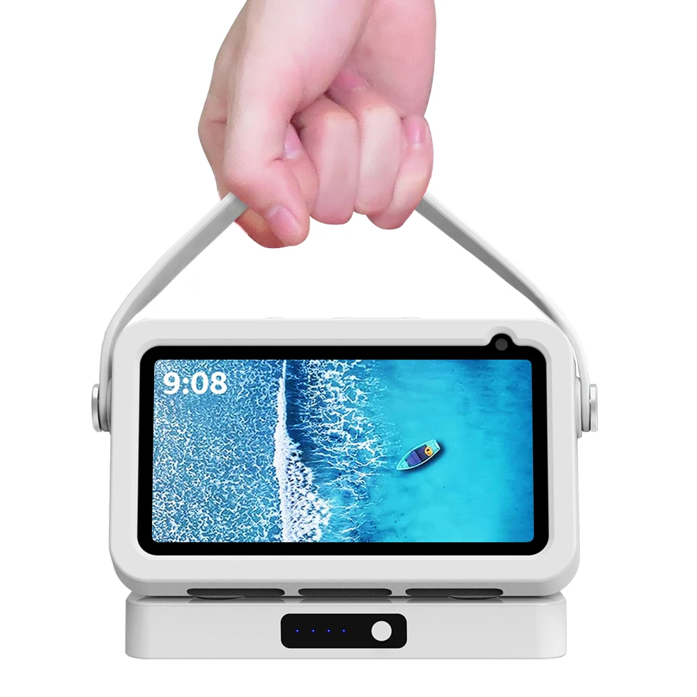 Battery Base for Echo show 5 Portable charger for Echo show 5 holder Rechargeable Backup Battery Echo show 5 Portable case
