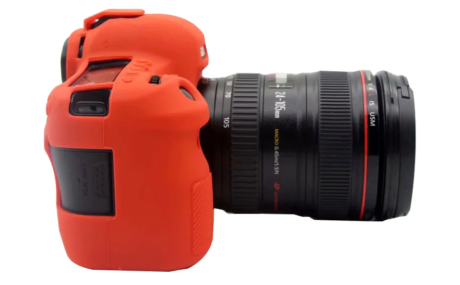 TENENELE Мягкий силиконовый чехол для Canon EOS 6D Mark II 2 цвета резиновый защитный чехол для корпуса для Canon 6D2 сумки для камеры аксессуары
