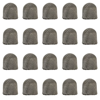 

20pcs Conductive Fiber Pen Head High Sensitivity Capacitance Stylus Head (Silver